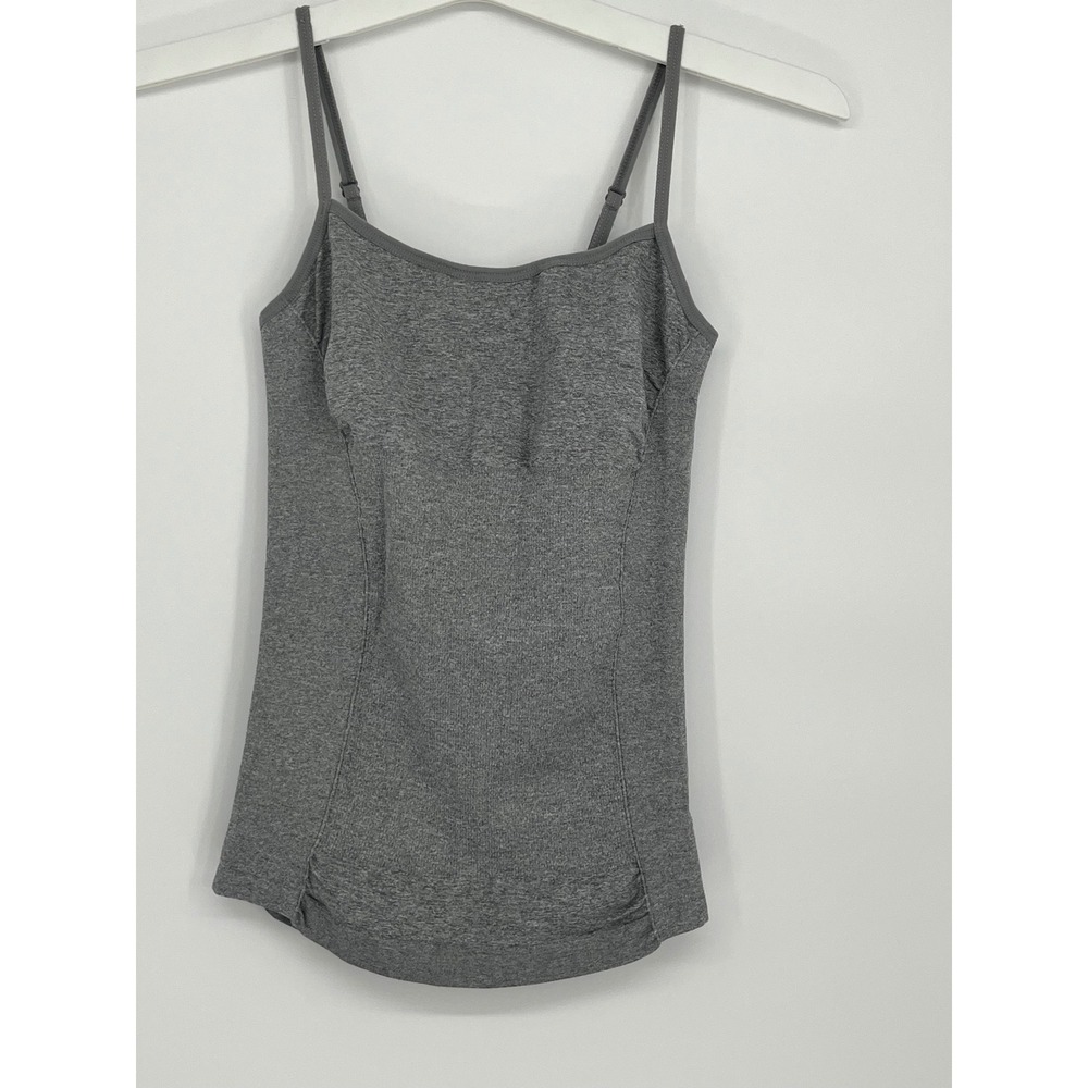 Nautica Intimates Seamless Camisole Tank Women M Gray Compression Stretch  Basic